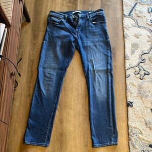 Mavi Blue Slim Jeans with Natural Fading